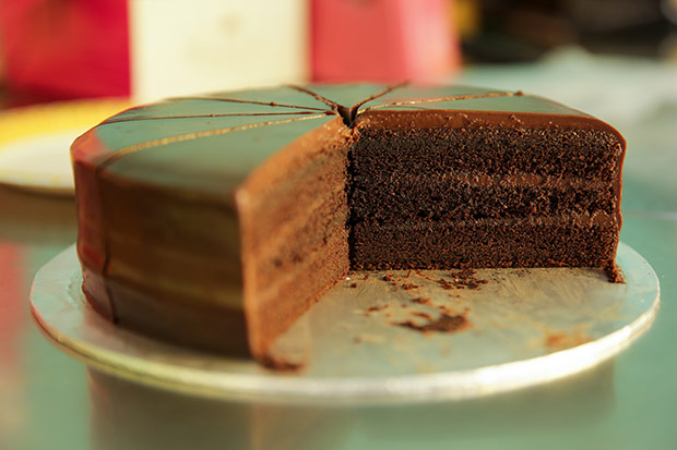 It took many years for Cheng to perfect his Phillipine chocolate cake that has a light, non-greasy texture.