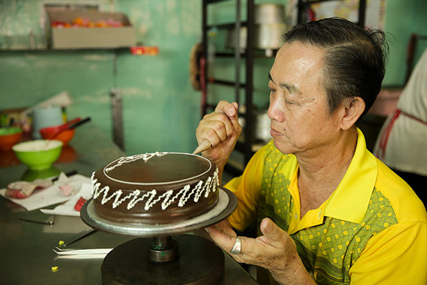 The best way to celebrate a milestone occasion is with their Phillipine chocolate cake.