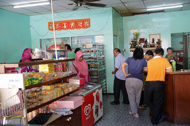 Customers are constantly trickling into the shop to buy their orders, some even come as far as Johor!