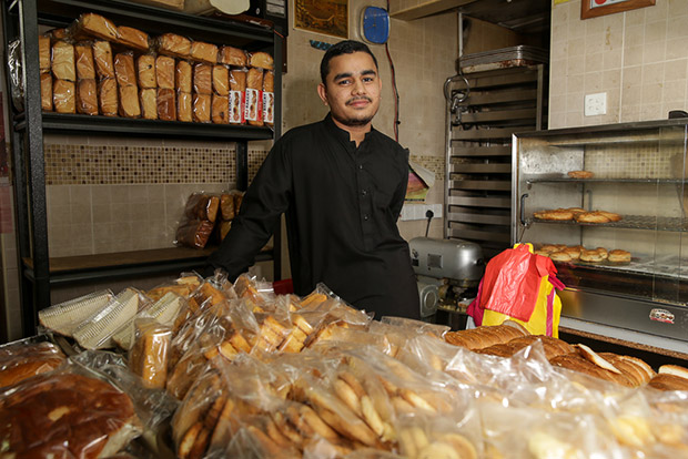 Bilal Muqeem is the second generation for Taj Bakery.