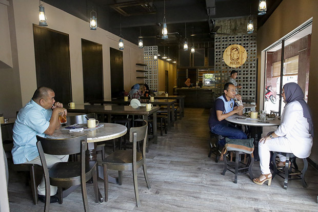 After they opened in September, the eatery closed for a few months to renovate to it's present look.