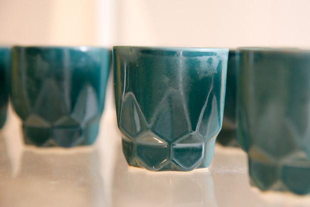 Cups are among the smaller items in Bendang's collection.