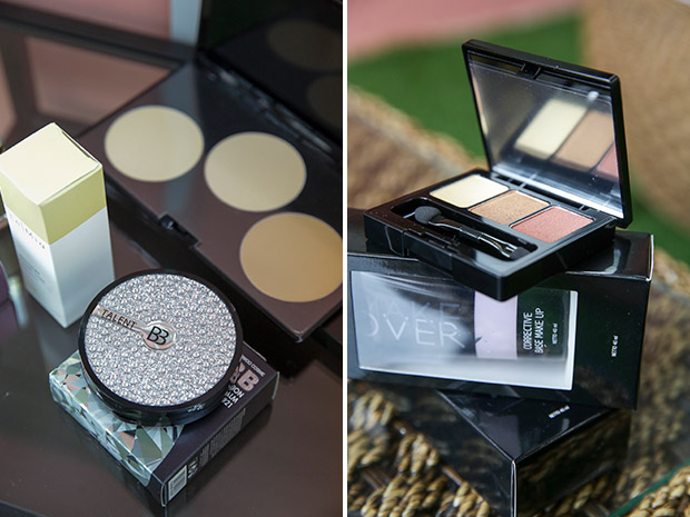 Prettysuci caters to different women with a variety of products (left). Make Over’s Trivia Eye Shadow in Golden Express has the perfect shades for day to night looks (right).