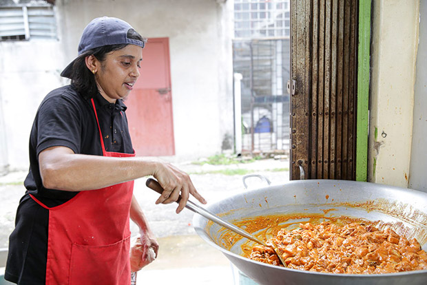 Stellamary is hands-on with the business and does most of the cooking herself.