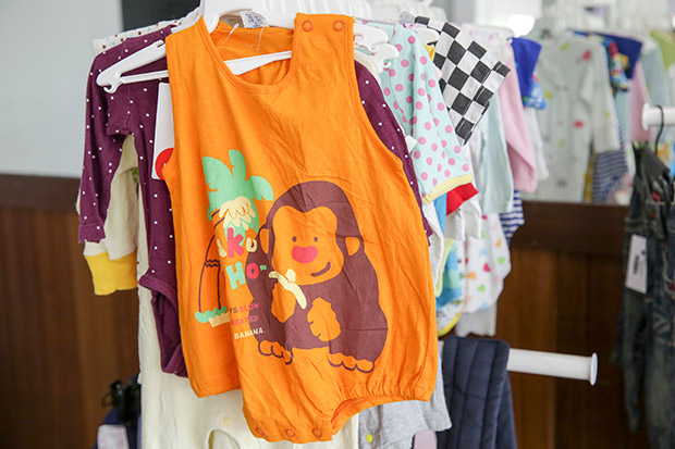 Children’s wear are also hot-selling items at Bandoru Store.