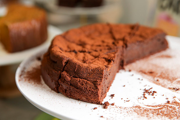 Chocolate lovers will swoon for the divine Dark Chocolate Whey Protein Torte.