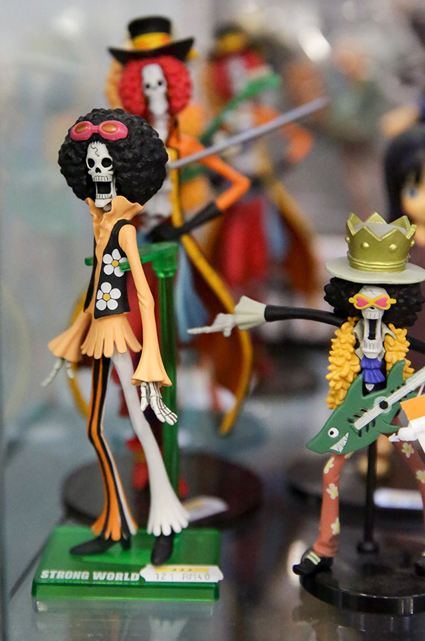 Anime and manga figurines for collection or resale.