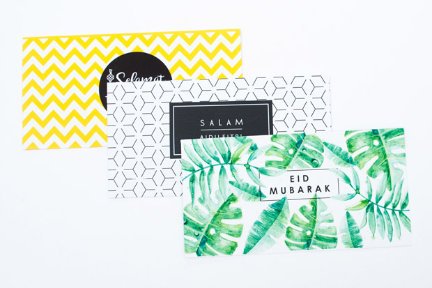 This year, the tropical themed Raya money packets designed by Khairul were a sell-out success.