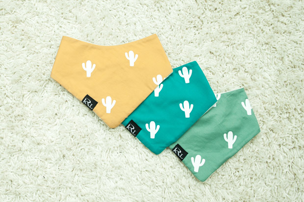 Bandana Bibs under thelittlekrl collection can be personalised with your little one’s name.