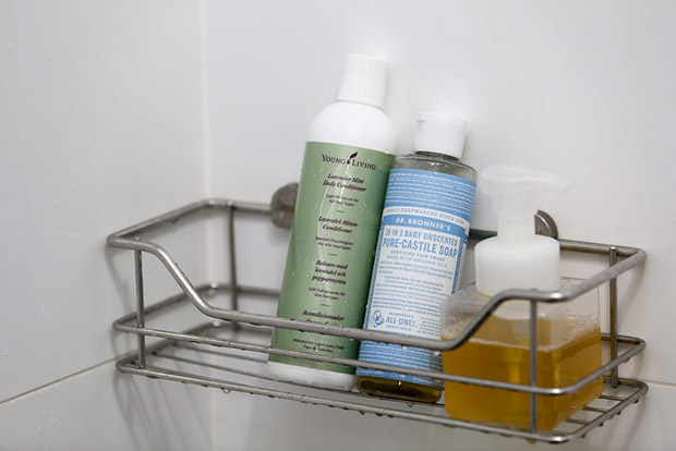 Melissa makes it a point to provide only organic, eco-friendly toiletries for her guests.