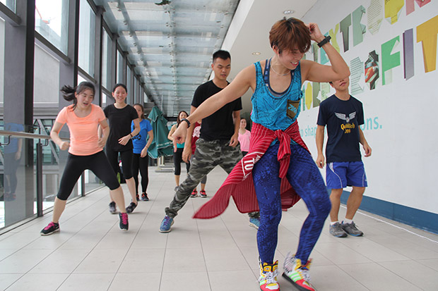 Zumba classes are also available on the Wanderclass app.