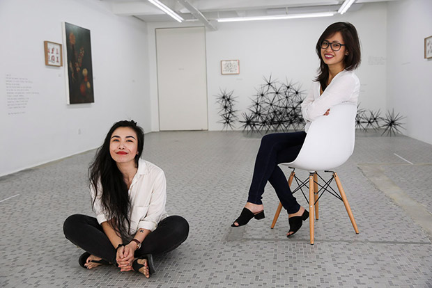 OUR ArtProjects, a contemporary art gallery founded by Liza Ho (right) and Snow Ng.