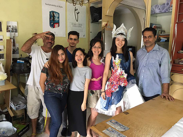 From left: Furqan Aslam, Nursufia binti Abdul Kamil Rizal, Ardeshir Hamedani, Elaine Hong, Ivy Khoo, Janice Chai (Miss Malaysia Earth 2017) and Ashfaq Ahmed.