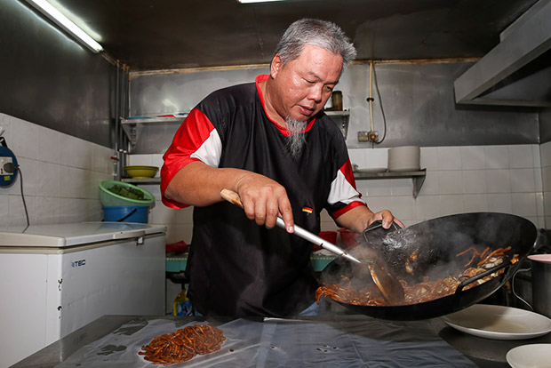 Jamal Tan bin Abdullah is a third generation Hokkien mee hawker.