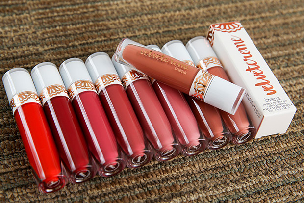 The current VelvetCreme line consists of nine shades for different lip tones.