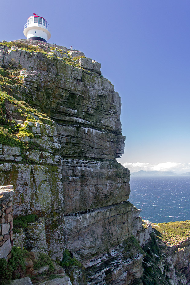 The old lighthouse at the top of Cape Point.