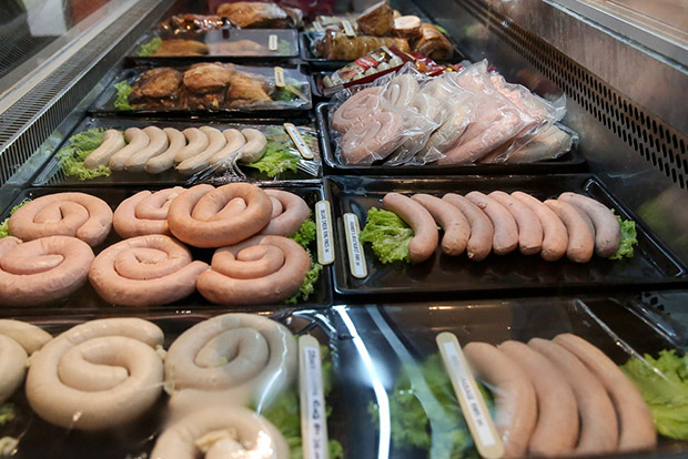 In the near future, you will be able to shop for these sausages in your local supermarket.
