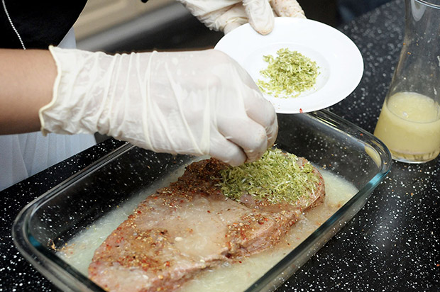 Lime zest adds a layer of tanginess.