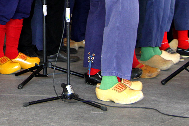 Klompen, wooden clogs made from willow or poplar.