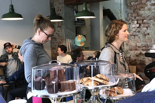 Small spaces make for sharing of great conversations.