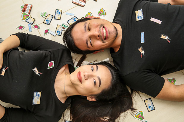 Uncommonco Jerrica Khiu and Shaun See was inspired to set up their patches business after they saw how successful Pantun Pins were with their local-themed pins.