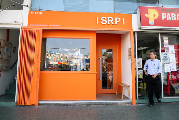 SRP is easy to spot — just look for this bright orange facade.