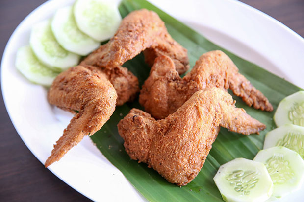 Fresh from the wok, Nyonya fried chicken wings
