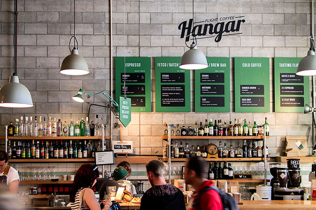 Take flight at Flight Coffee Hangar