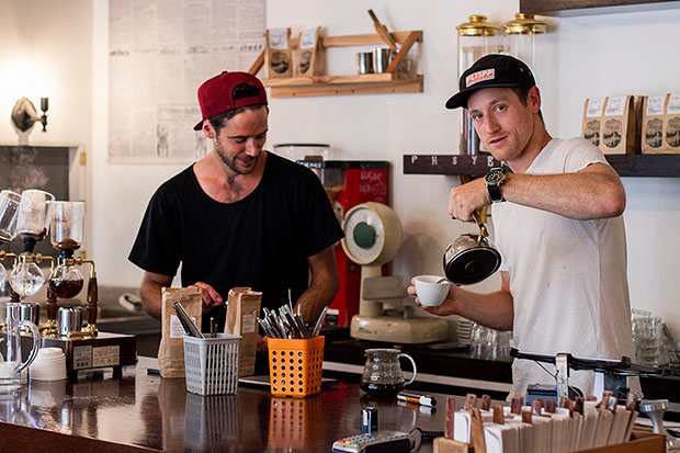 Baristas at Lamason Brew Bar