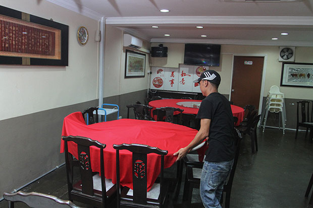 The restaurant has a second floor that is usually opened when their first floor is crowded or for special functions