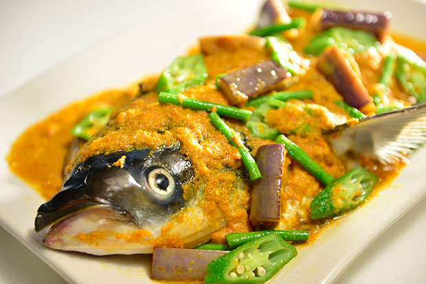 A popular order item for families is their steamed Nyonya style fish head. You can also opt for other versions with chopped ginger or just plain steamed