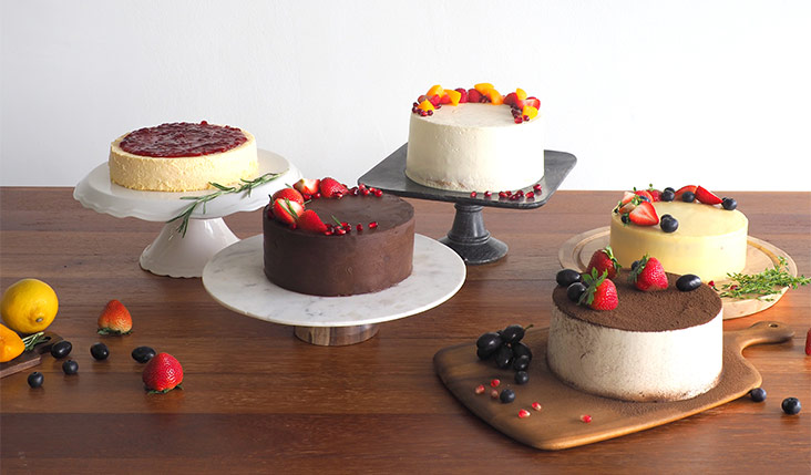 You can order a selection of cakes for special occasions which include the chocolate cake that Sarah made for her first order.