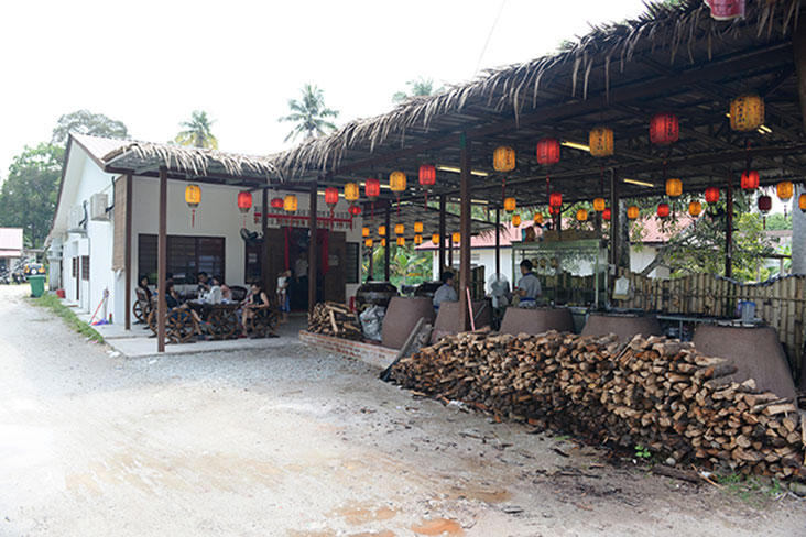 The Half Acre Restaurant tucked within a kampung in Titi Teras, Balik Pulau