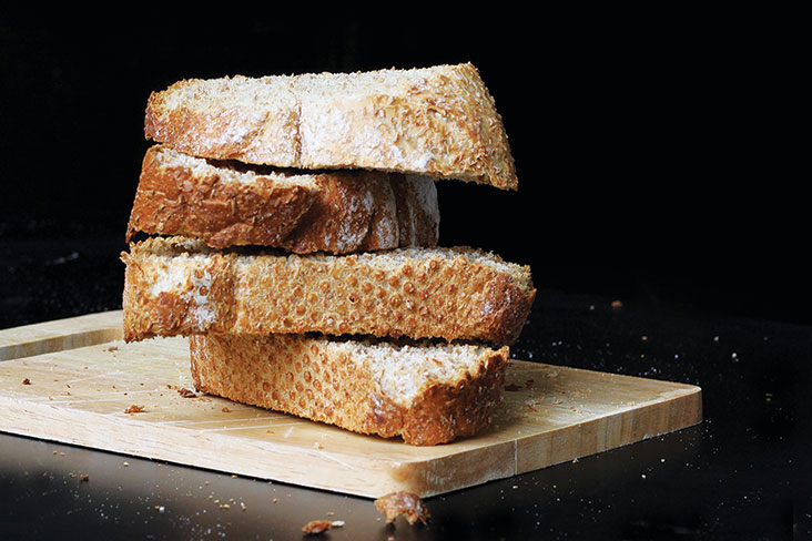 B is for bread, crusty and fluffy at the same time