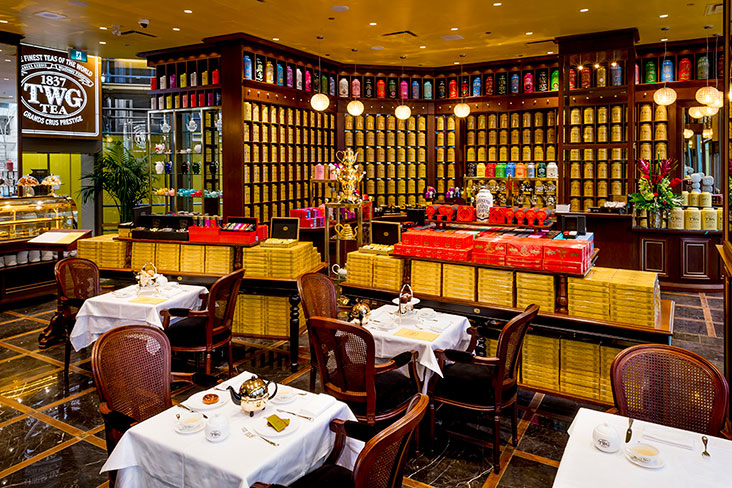 TWG Tea Salon & Boutique in Vancouver, Canada