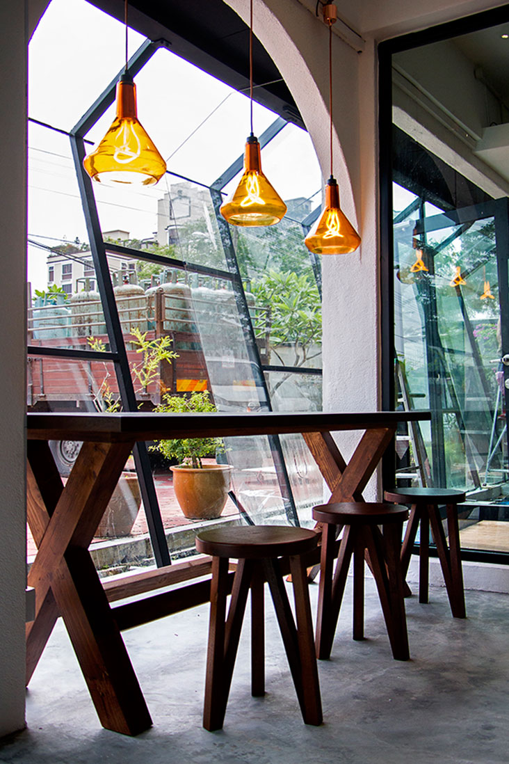 Sweet Blossom Coffee Roasters is suffused with natural light