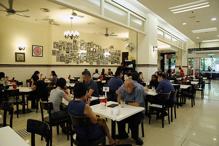 Look for their feature wall of black-and-white photographs that depict the owners’ families and their mothers who taught them how to make the dishes served here
