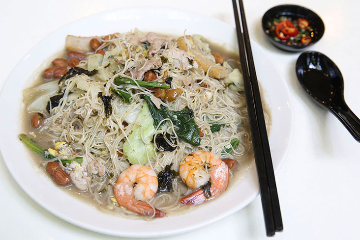 A nod towards one of the owners, Doreen Tan’s Heng Hwa heritage is these braised mee sua noodles