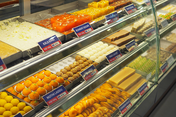 Pick up your selection of sweets from the vast selection available
