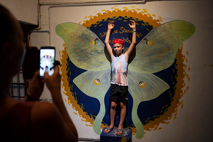 An abundance of photo opportunities awaits at Art Lane