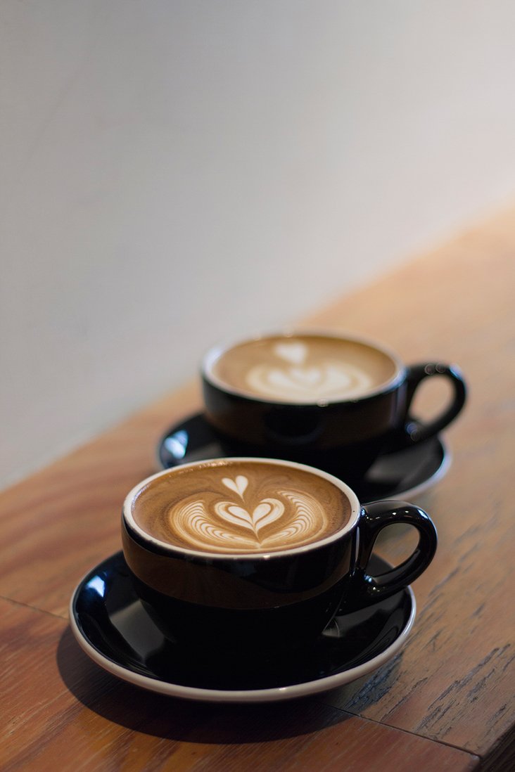 Different latte art for different milks