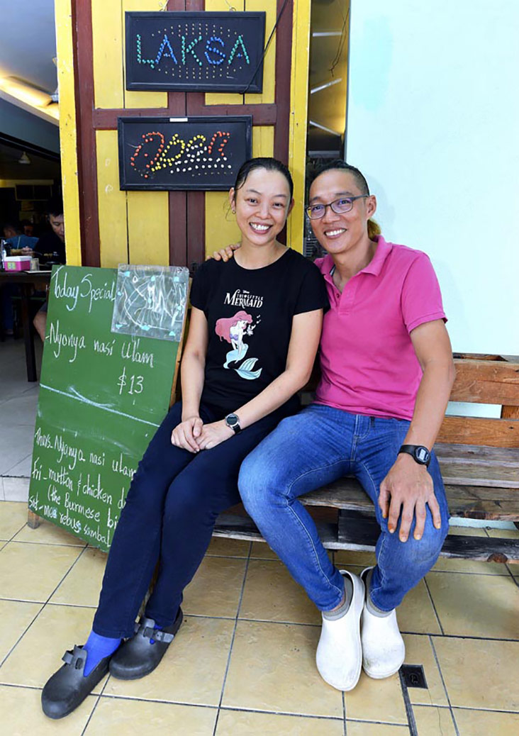 The husband-and-wife team behind Makan Time is Terri Chew (left) and Daniel Chong (right).