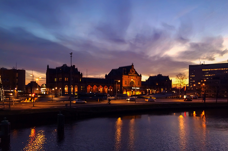 Sunset over Groningen