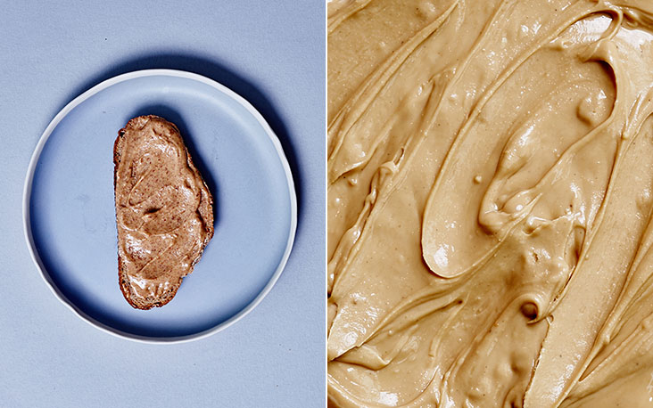 Their nut butter range like cashewnuts or almonds was introduced as an extension of their nut mixes range (left). The nut butters are luscious and creamy, making them perfect with a piece of bread for a satisfying bite (right).
