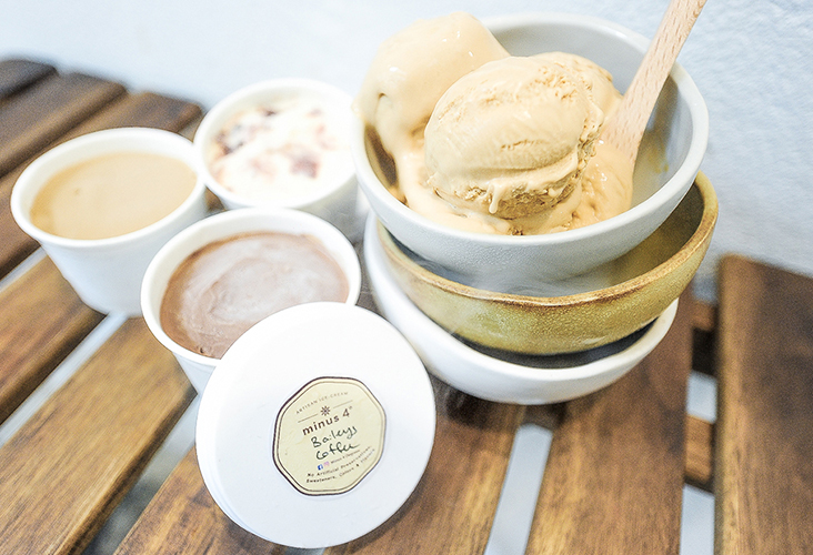 Their ice cream is made only with cream, milk and natural flavourings