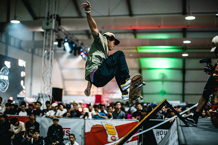 Catch the action at the skateboarding events
