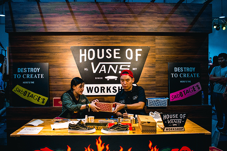 The House of Vans will hold a workshop on sneakers