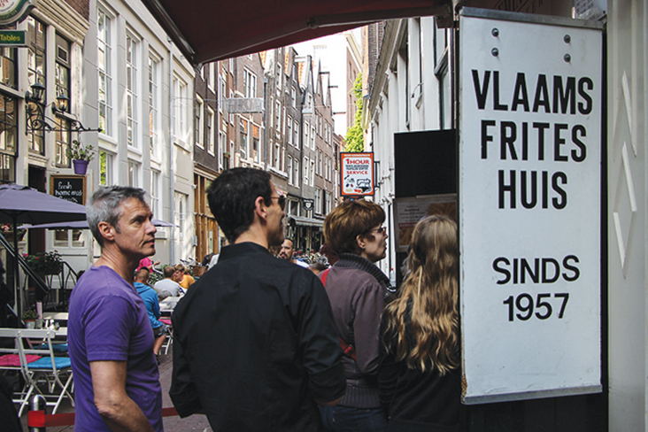 Many Amsterdammers consider Vlaams Friteshuis Vleminckx to be the best fries in the city
