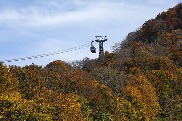 The Hakkoda Ropeway with its gondola that fits up to 101 passengers!