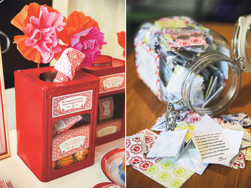 This Chinese New Year is about the Nala Creative Prosperity Baaaaandle (left). Nala’s Lunchbox Wisdom is a good way to help your kids learn, 365 days a year (right)